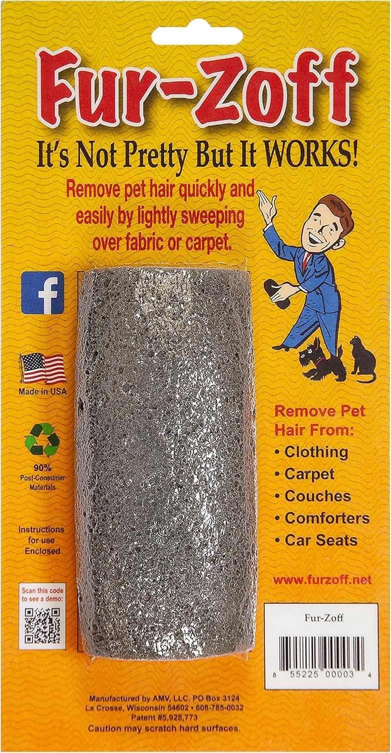 Pet Hair Removal Tool for Carpet, Car, Rugs, Bedding