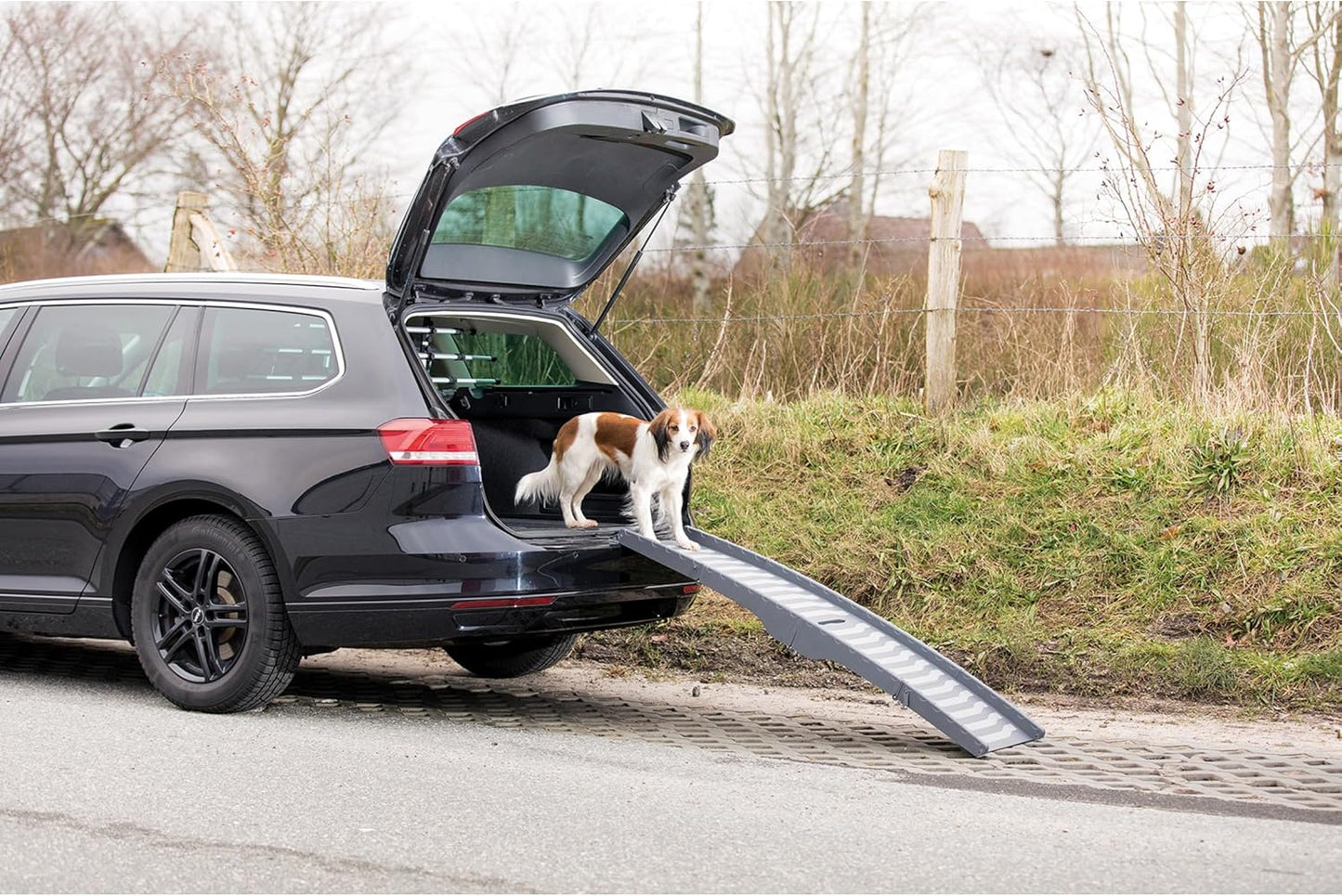 59-in Pet Ramp for Small to Medium Dogs up to 55 lbs
