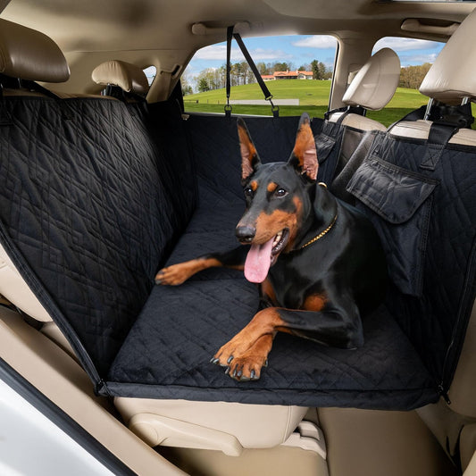 Soft-Brushed Back Seat Extender, Dog Car Seat Cover with