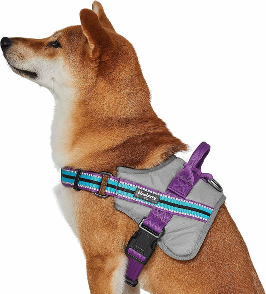 Reflective Dog Harness Medium Sized Dog Pink Dog Harness