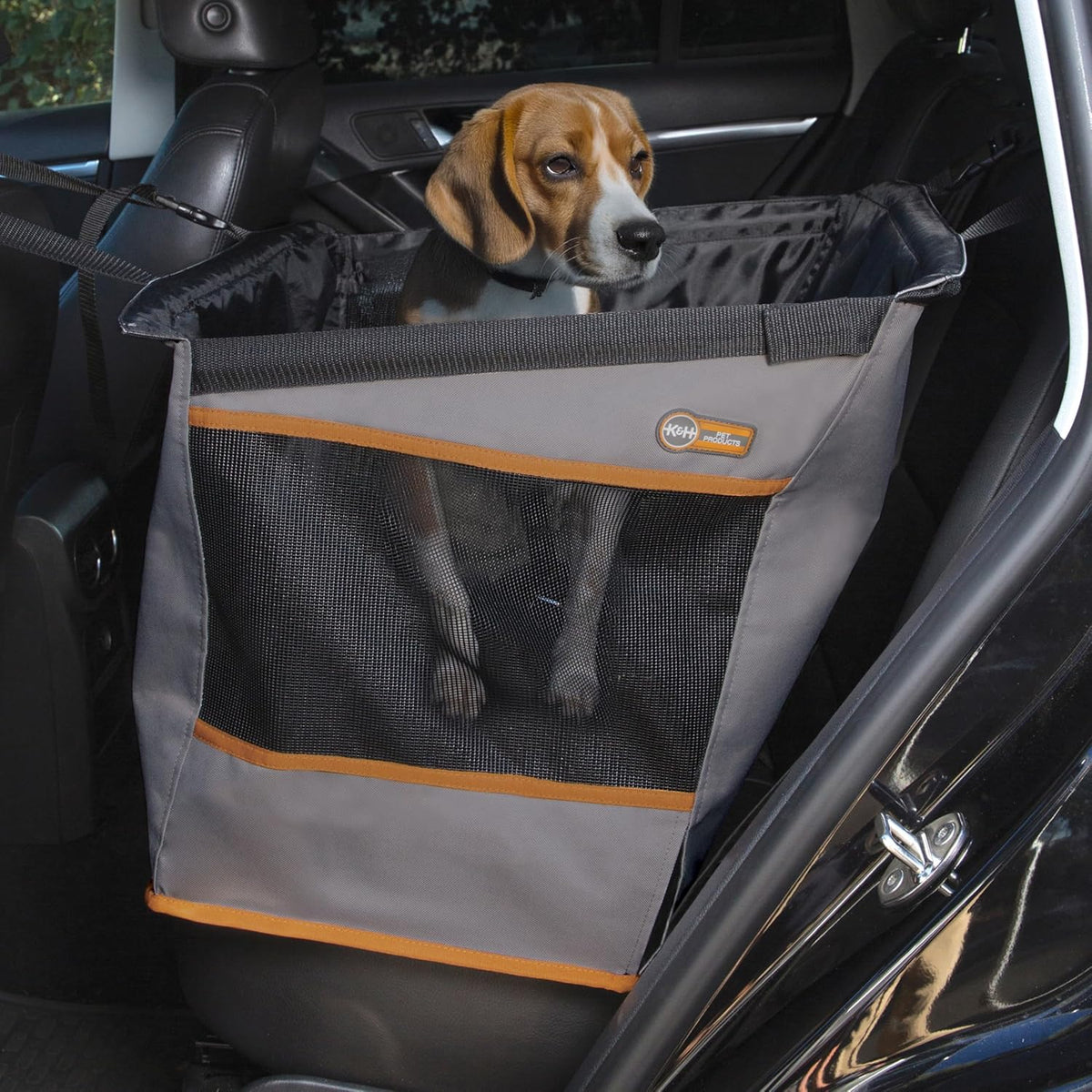Buckle N Go Dog Car Seat for Medium Dogs, Waterproof