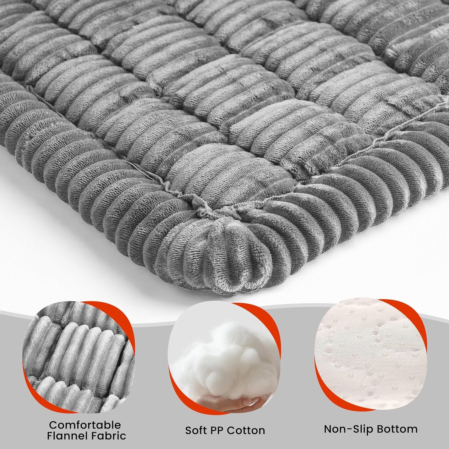 Backseat Dog Bed Mat for Car, Non-Slip Dog Bed for Car Back