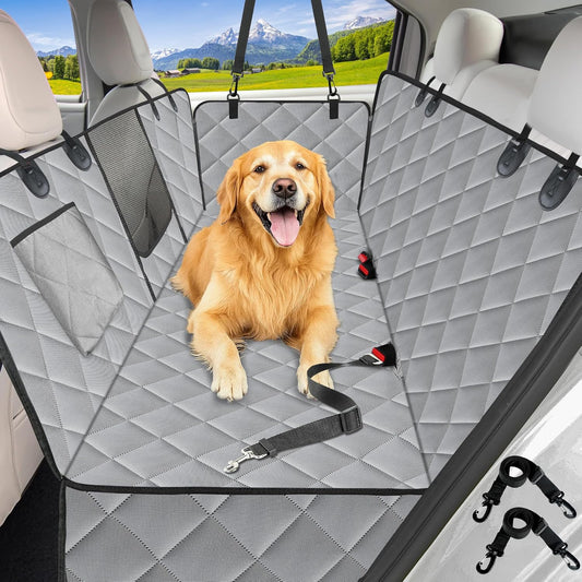 Dog Car Seat Cover for Back Seat,Waterproof Hammock with