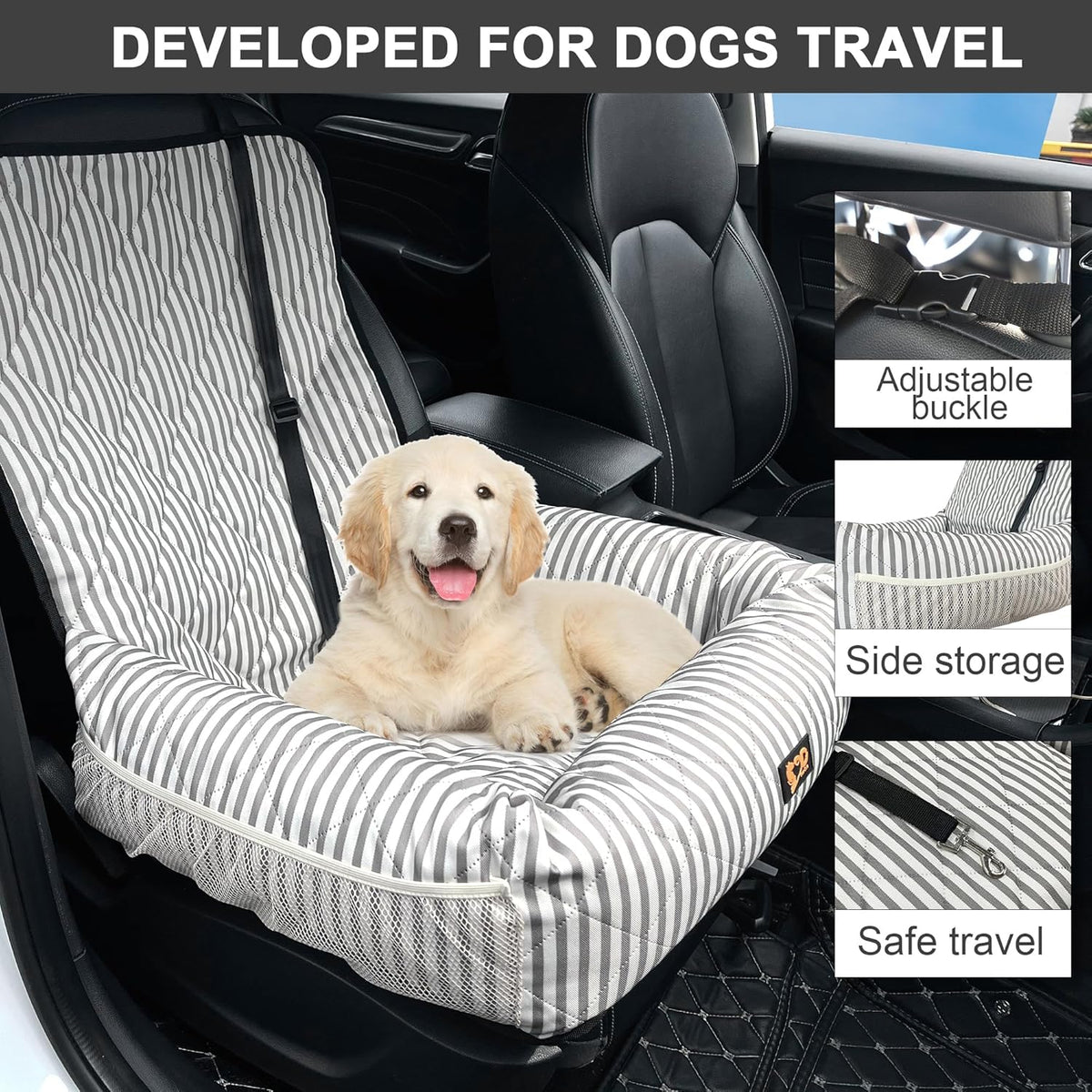 Dog Car Seat for Small and Medium Dogs, Booster Seat Sofa