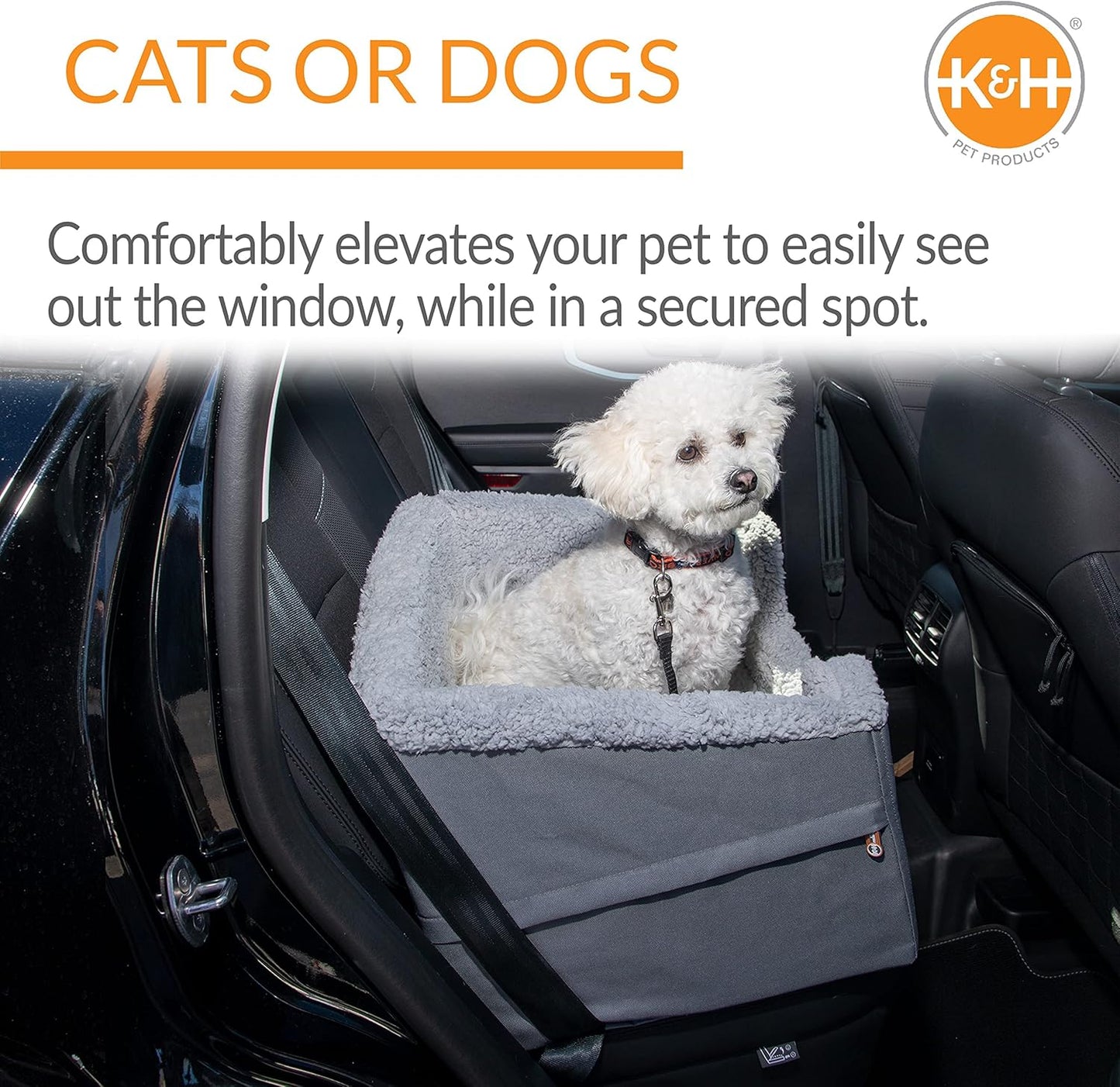 Rectangle Bucket Booster Pet Seat - Dog Booster Seat Car