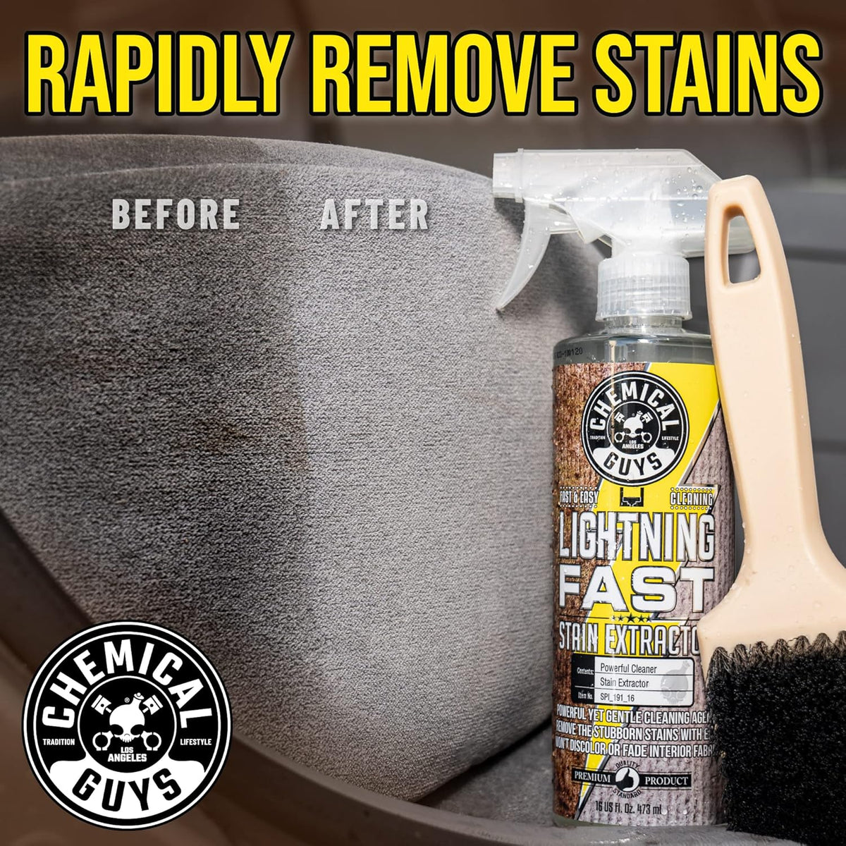 Lightning Fast Carpet and Upholstery Stain Extractor