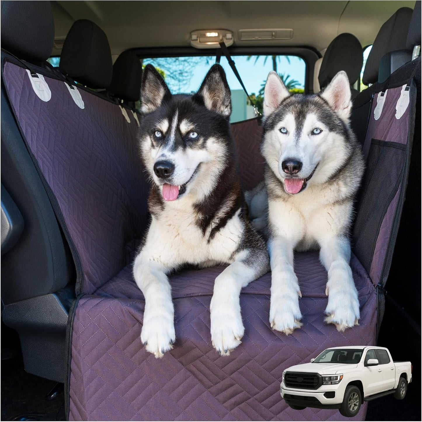 Back Seat Pet Cover for Dogs, Premium Dog Hammock for Car