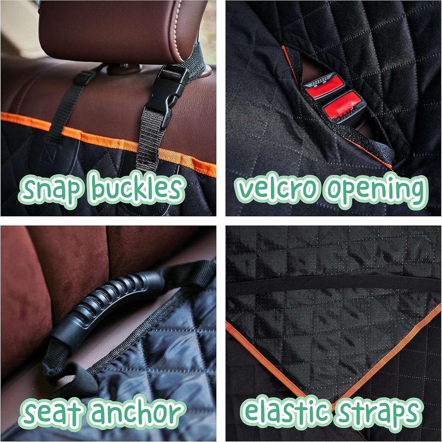 Dog Car Seat Covers Pet Car Seat for Back Seat Car Seat